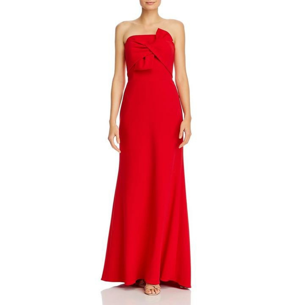 AQUA strapless formal dress